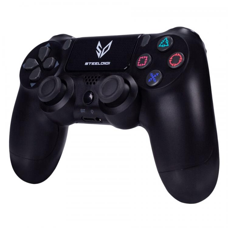 Steeldigi Controller Wireless Per Ps4 Pad Senza Fili Playstation 4 Black Nero