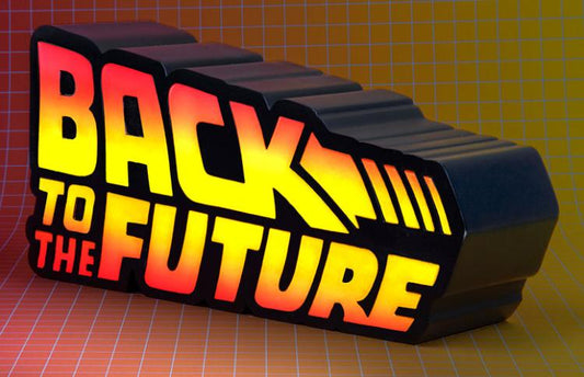 Fizz Lampada Back To The Future Logo Light Lampada Da Tavolo Ritorno Al Futuro