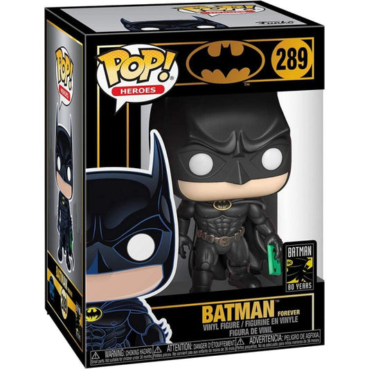 Funko Pop ! Heroes Batman 80Th - (289) Batman Forever (1995) Figure Val Kilmer