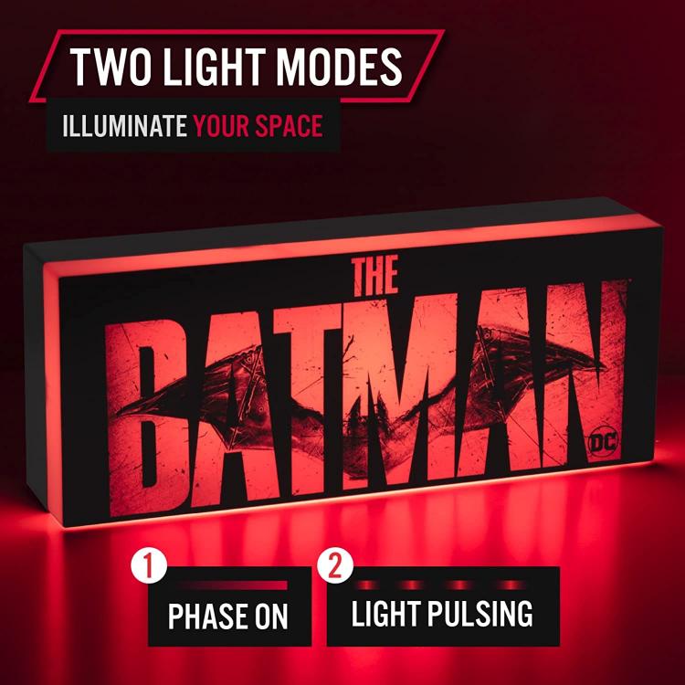 Paladone The Batman Luce Logo Lampada Led Atmosfera Illuminazione Parete/Tavolo