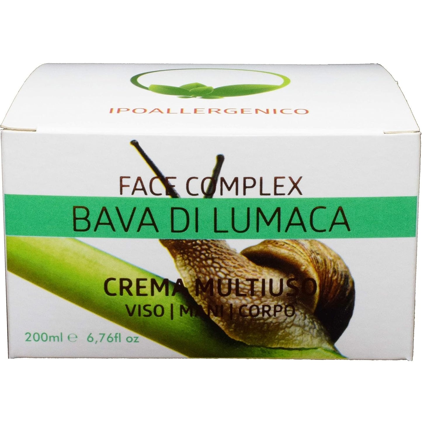 Crema Multiuso Face Complex Per Viso Mani Corpo Alla Bava Di Lumaca Da 200ml