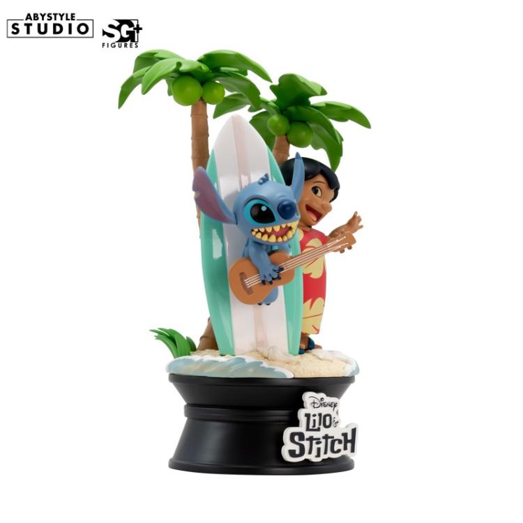 ABYSTYLE - SG FIGURE: DISNEY LILO E STITCH 61 - LILO E STITCH SURFBOARD SURF