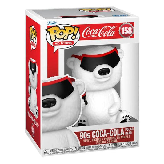 Funko Pop ! Icons Coca Cola - Cocacola Bear (158) Orso Bianco Polare Figure 9Cm