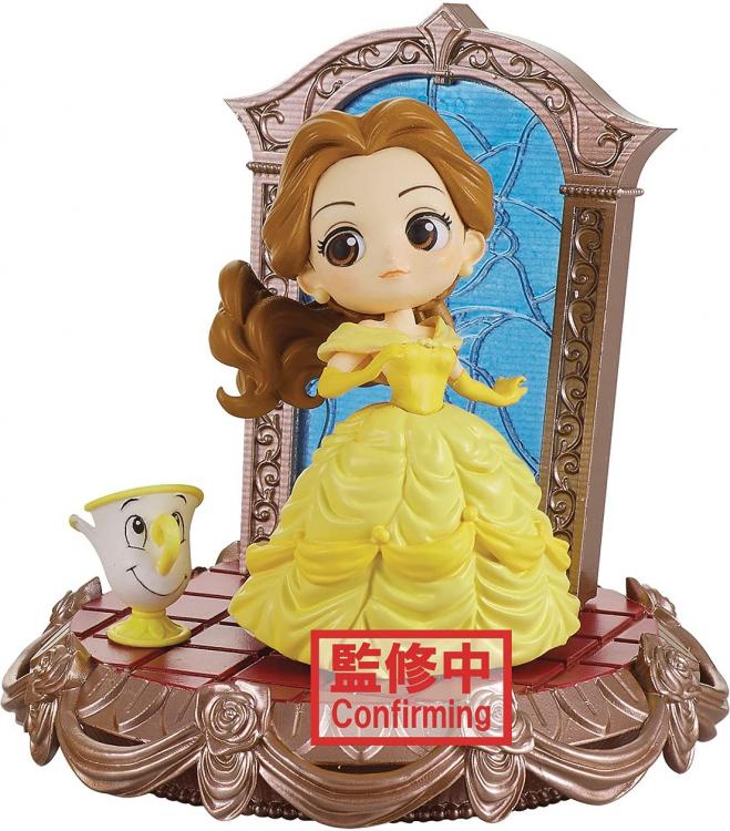 BANPRESTO Q POSKET DISNEY CHARACTERS - BELLE (B) PVC STATUA DA COLLEZIONE 8cm