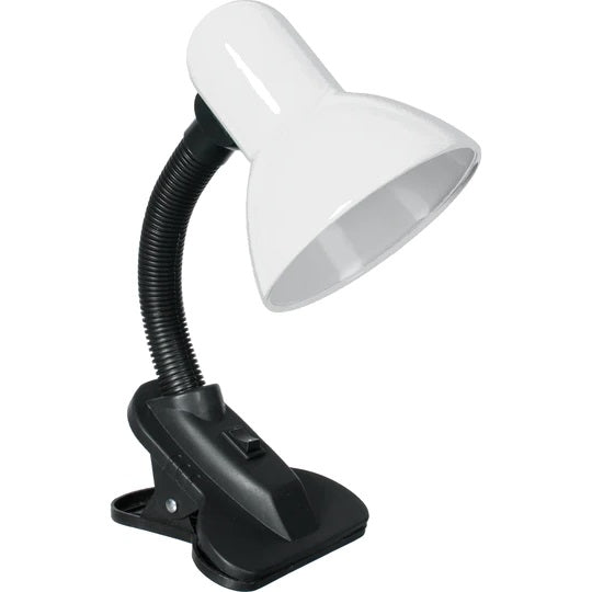 Lampada Da Tavolo Scrivania Snodabile Orientabile Morsetto E27 Ufficio Estetista
