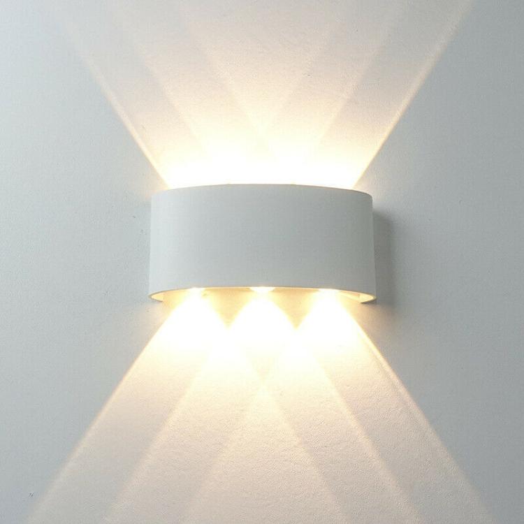 APPLIQUE PARETE LED BIANCO 18W LUCE NATURALE 4000K ESTERNO UP&DOWN IMPERMEABILE