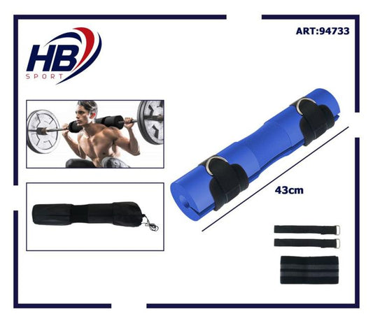 Hb Cuscino Per Bilanciere Imbottitura Manicotto Squat Protezione Imbottito Blu