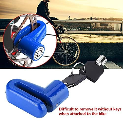 BLOCCA DISCO RUOTA LUCCHETTO IN ACCIAIO PER LA MOTO SCOOTER BICI ANTIFURTO