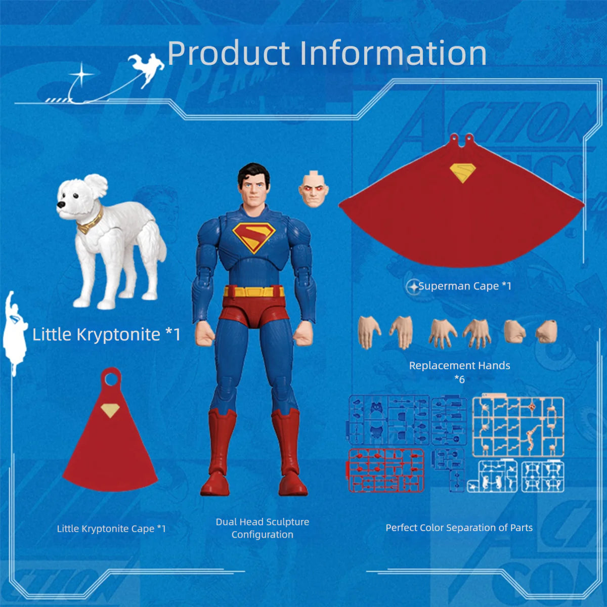 Blokees DC - Champion Class 01 - Superman Movie 2025 Model Kit 75671