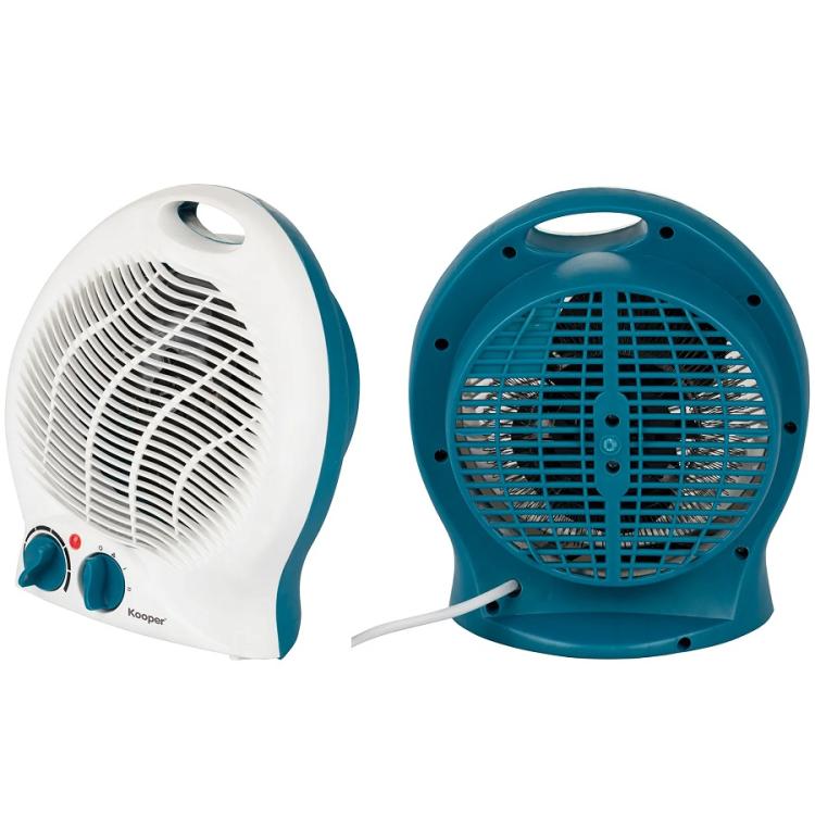 Kooper Ventosus Termoventilatore Regolabile 2000W Caldo Bagno Stufetta Elettrica