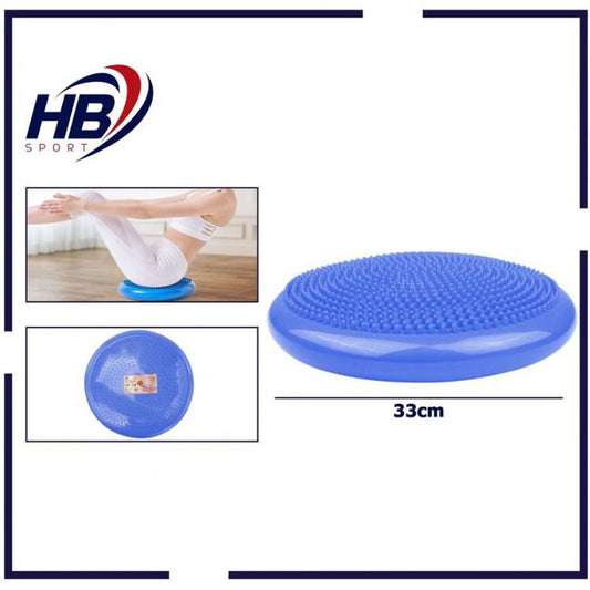 CUSCINO EQUILIBRIO GONFIABILE BALANCE PROPRIOCETTIVO DISCO YOGA PILATES | BLU