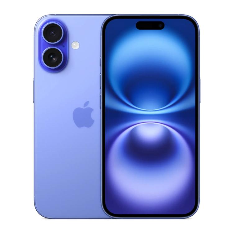 APPLE IPHONE 16 128GB OLED 6.1" ULTRAMARINE EU MYEC3SX/A - 12MP DUAL ESIM 5G