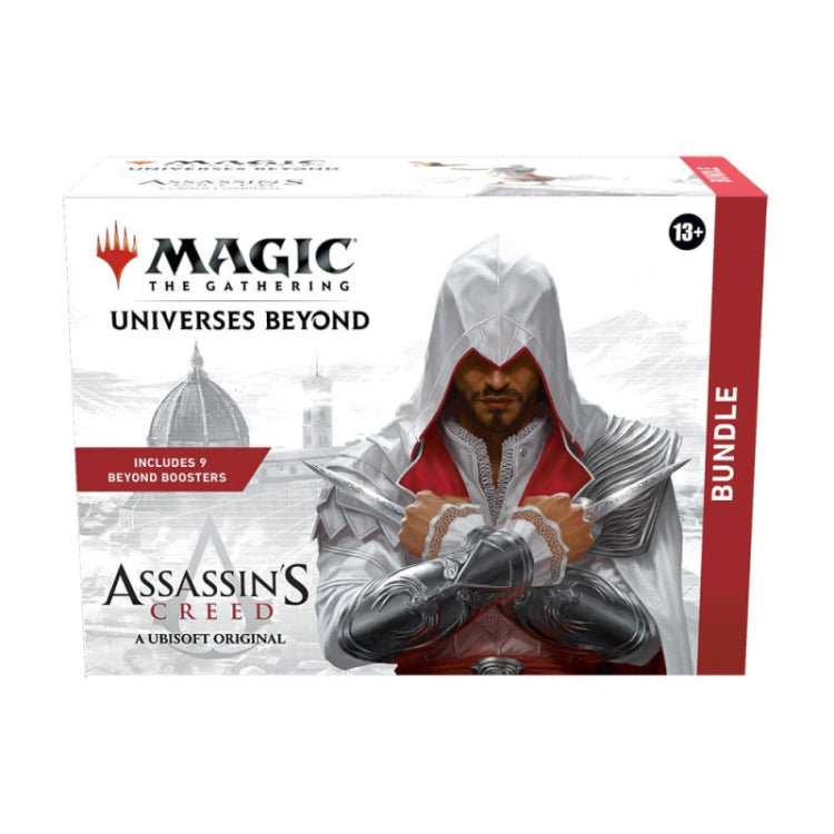 Magic Assassins Creed The Gathering Bundle Beyond Booster 9 Buste +Accessori Eng