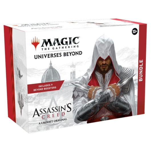 Magic Assassins Creed The Gathering Bundle Beyond Booster 9 Buste +Accessori Eng