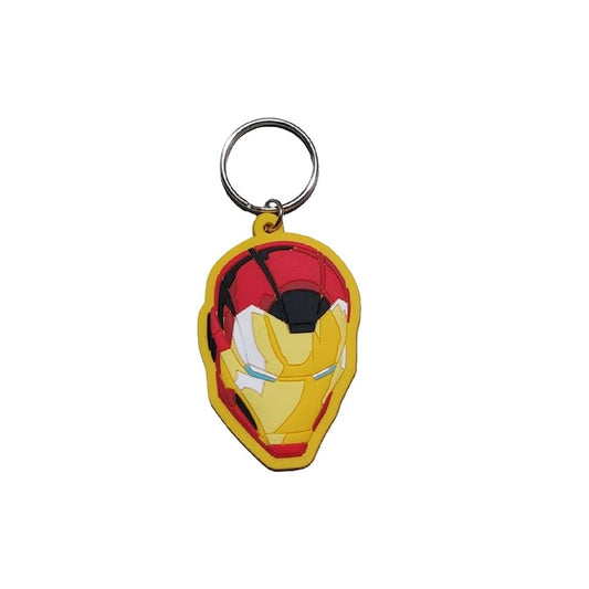 Pyramid Portachiavi Marvel (Iron Man Head) - Keychain In Gomma