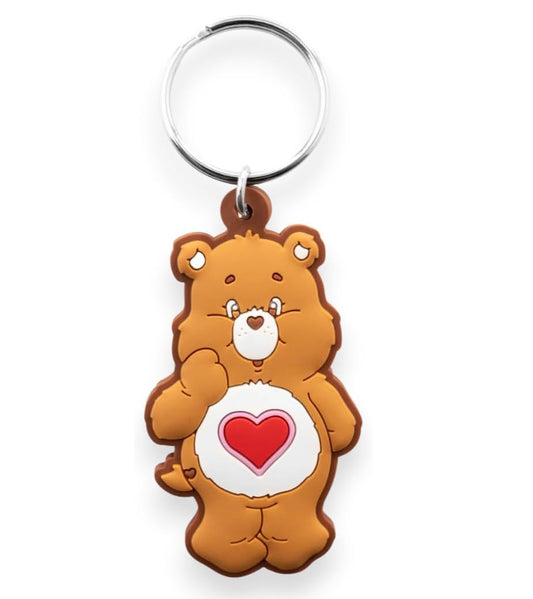 Pyramid Portachiavi Care Bears (Tenderheart Bear) - Keychain In Gomma