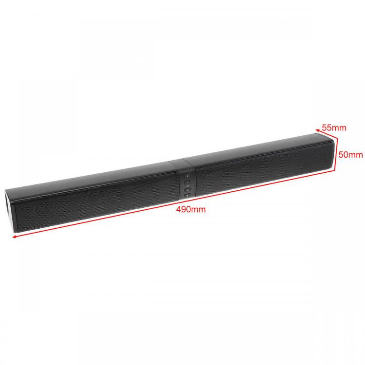 Surround Coppia Casse Bluetooth Soundbar Aux Usb Radio Cassa Speaker Pc/Tv Bs-36