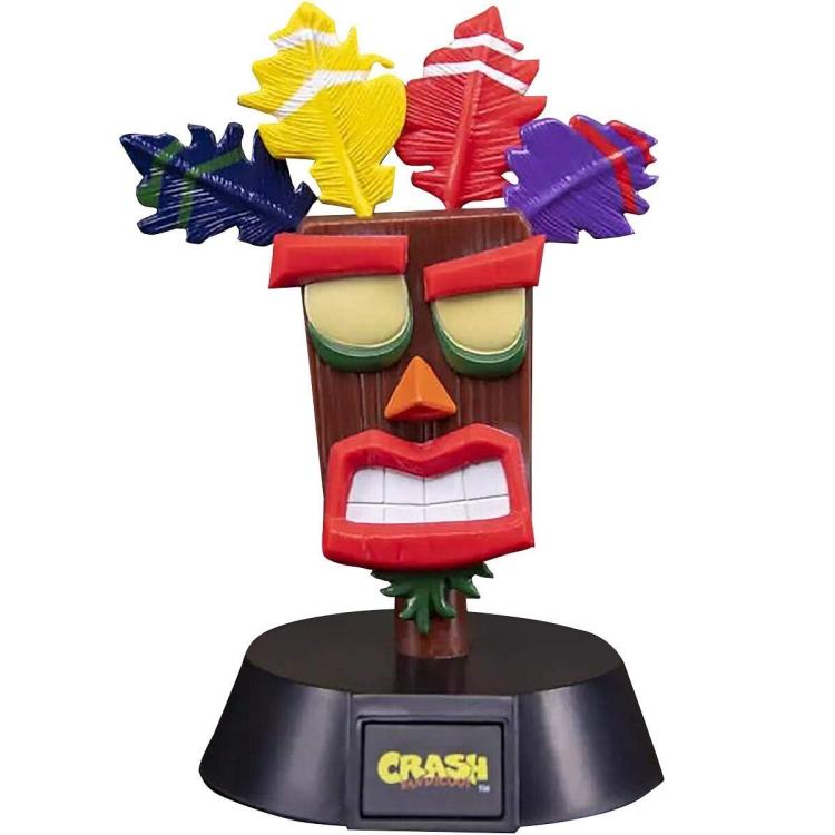 Paladone Lampada Tavolo 3D Crash Bandicoot 002 Aku Aku Light Luce Notturna Ps4