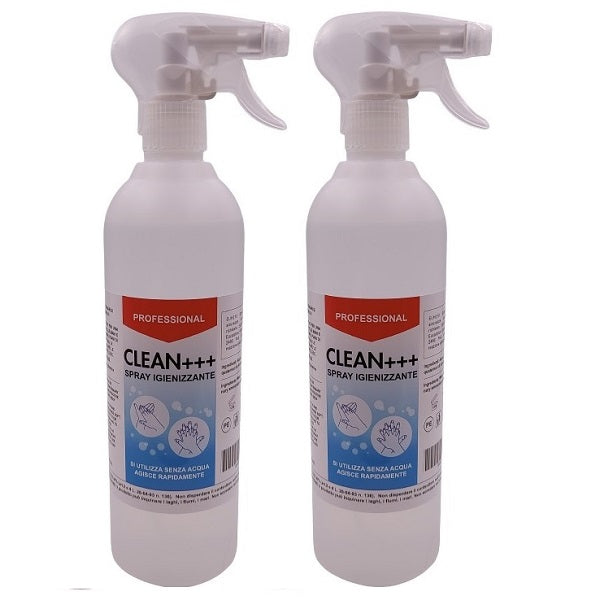 Professional Clean++ Spray Igienizzante 750Ml X2 Ambienti Casa Tessuti Superfici