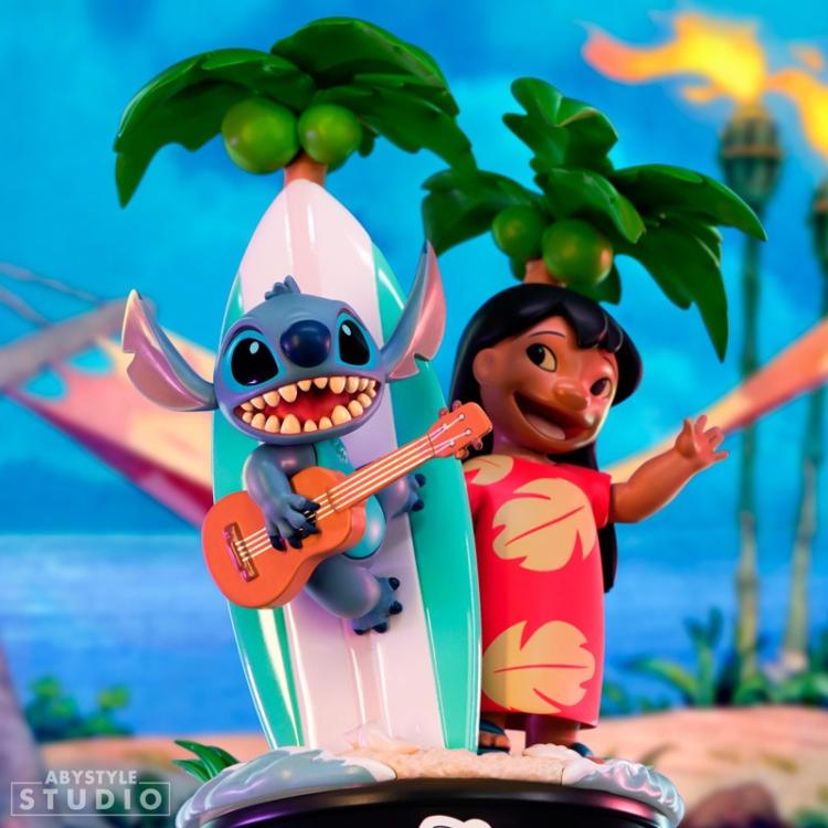 ABYSTYLE - SG FIGURE: DISNEY LILO E STITCH 61 - LILO E STITCH SURFBOARD SURF