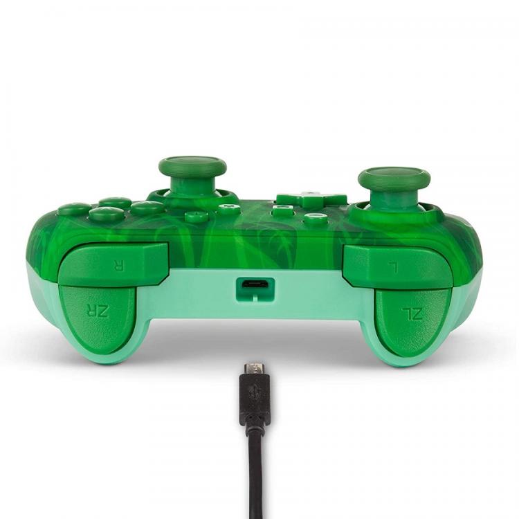 Powera Wired Controller Nintendo Switch Bulbasaur Pokemon Verde Joystick Pad