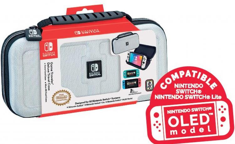 Nintendo Switch Oled Bigben Custodia Da Trasporto Rigida Cover Lite Ufficiale