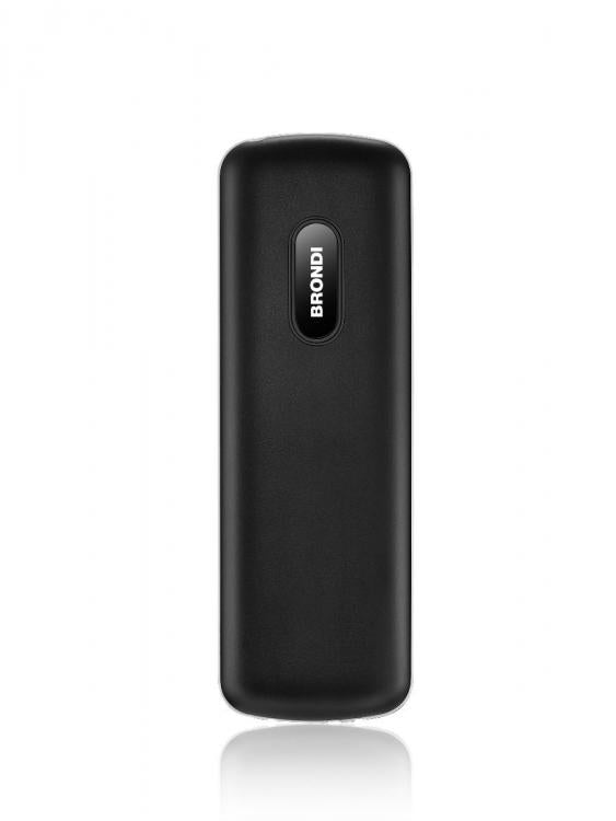 BRONDI AMICO HOME NERO CELLULARE GSM DUAL SIM ANZIANI TASTI GRANDI SOS TELEFONO