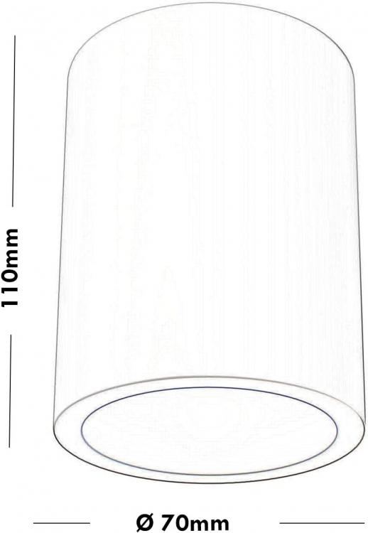 Universo Porta Faretto Gesso Lampada Gu10 Applique Palfoniera Moderno A Soffitto