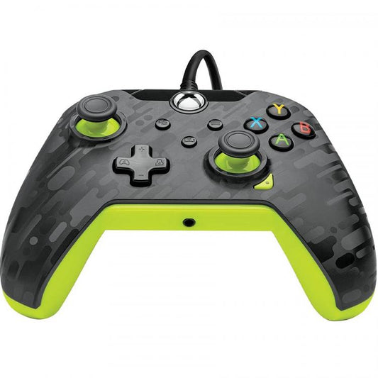 Pdp Eletric Carbon Wired Controller Xbox One Series X Verde Nero Joystick Filo