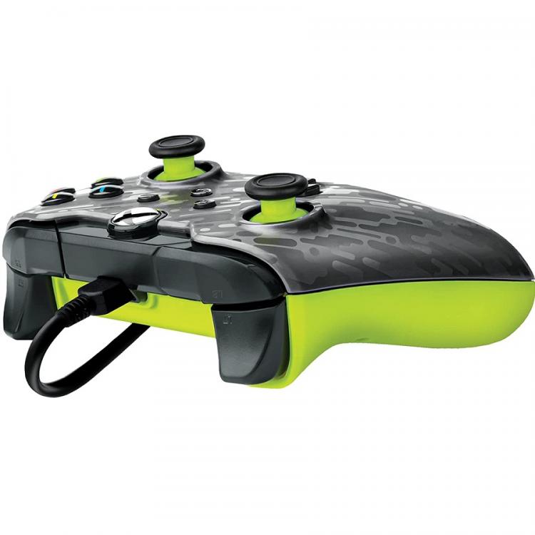 Pdp Eletric Carbon Wired Controller Xbox One Series X Verde Nero Joystick Filo