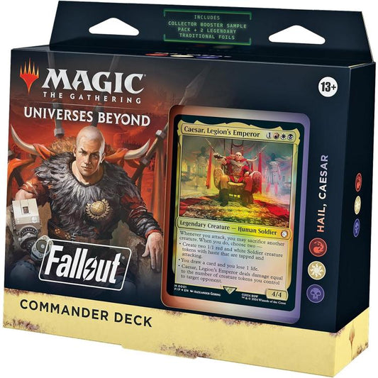 Magic The Gathering: Univers Beyond "Fallout" Set Completo 4 Commander Deck Eng
