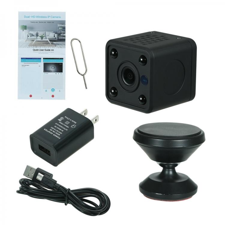 Mini Telecamera Microcamera Ip Wifi A Batteria Nascosta Wireless Calamita Spia