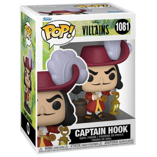 Funko Pop ! Disney Villains - Captain Hook (1081) Figure Da Collezione Capitano