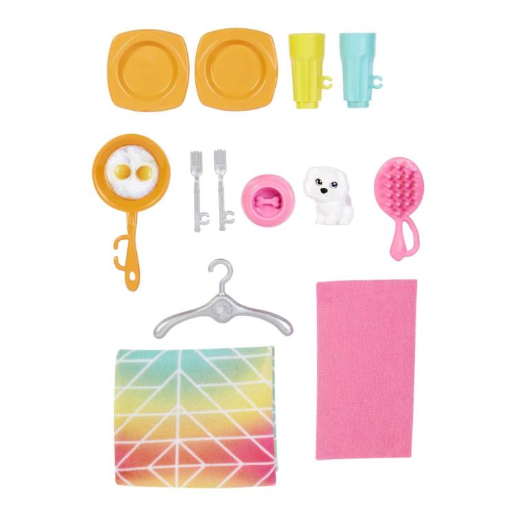 Mattel Barbie Playset Bambola Cagnolino Accessori Casa Loft Giocattolo 3+ Hcd48