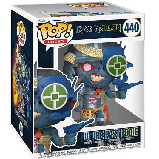 Funko Pop! Super: Iron Maiden (440)- The Future Past Eddie Senjutsu Figure 15Cm