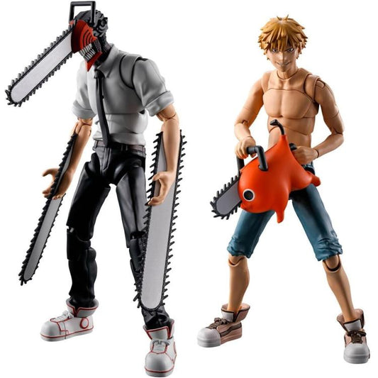 BANDAI - SHOKUGAN MODEL PROJECT: SET 2 CHAINSAW (MAN & DENJI) ACTION FIGURE 15CM