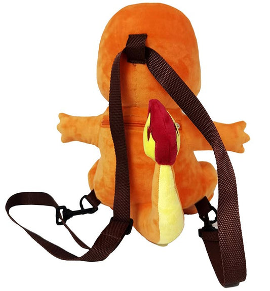 Peluche Zaino Pokemon Charmander 36Cm Pupazzo Giocattolo Toys Puppet