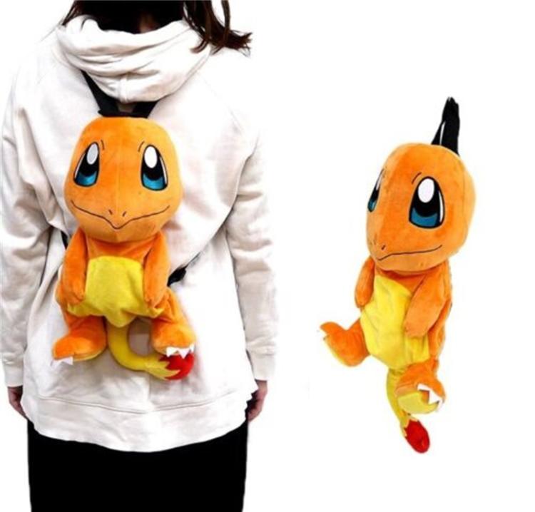 Peluche Zaino Pokemon Charmander 36Cm Pupazzo Giocattolo Toys Puppet