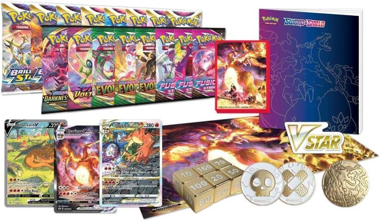 CARTE POKEMON ULTRA PREMIUM COLLECTION CHARIZARD CARTA ITALIANA SPADA E SCUDO
