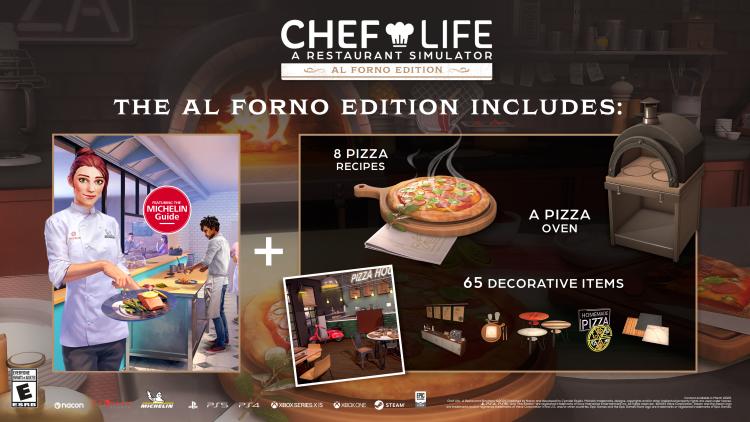 CHEF LIFE - AL FORNO EDITION PS4 GIOCO SIMULATORE CUCINA ITALIANO PLAYSTATION 4
