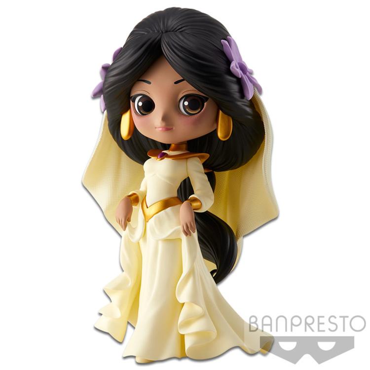BANPRESTO Q POSKET DISNEY ALADDIN JASMINE STATUETTA BANDAI ACTION FIGURE 14CM