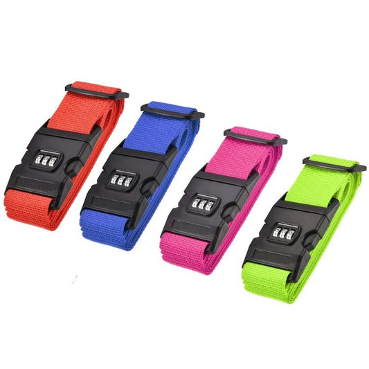 CINTURA CON LUCCHETTO COMBINAZIONE PER VALIGIA TROLLEY VIAGGIO BAGAGLIO PASSWORD