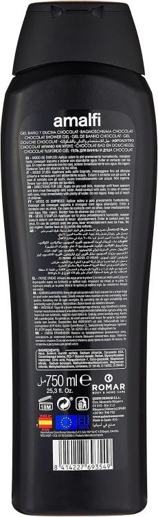 AMALFI - CIOCCOLATO - BAGNOSCHIUMA BAGNODOCCIA SHOWER GEL BAGNO DOCCIA 750ml