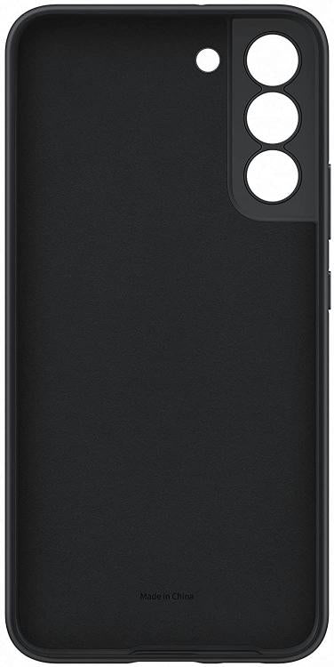 Samsung Silicone Cover Galaxy S22+ Cellulare Custodia Nera Morbida Black 5G Noir