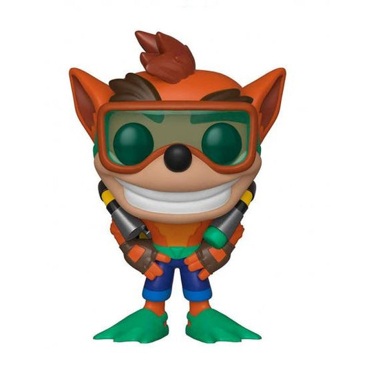 Funko Pop Games Crash Bandicoot 421 Crash Bandicoot Whit Scuba Gear Vinyl Figure
