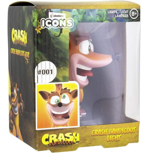 Paladone Lampada Tavolo 3D Crash Bandicoot 001 Night Light Luce Notturna Ragazzi