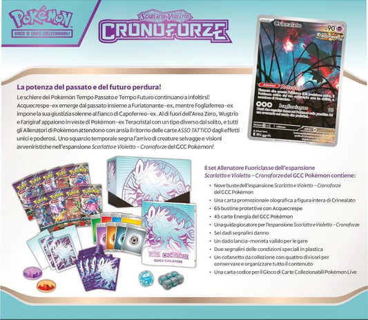 Pokemon Set Allenatore Fuoriclasse Scarlatto & Violetto Cronoforze Acquecrespe
