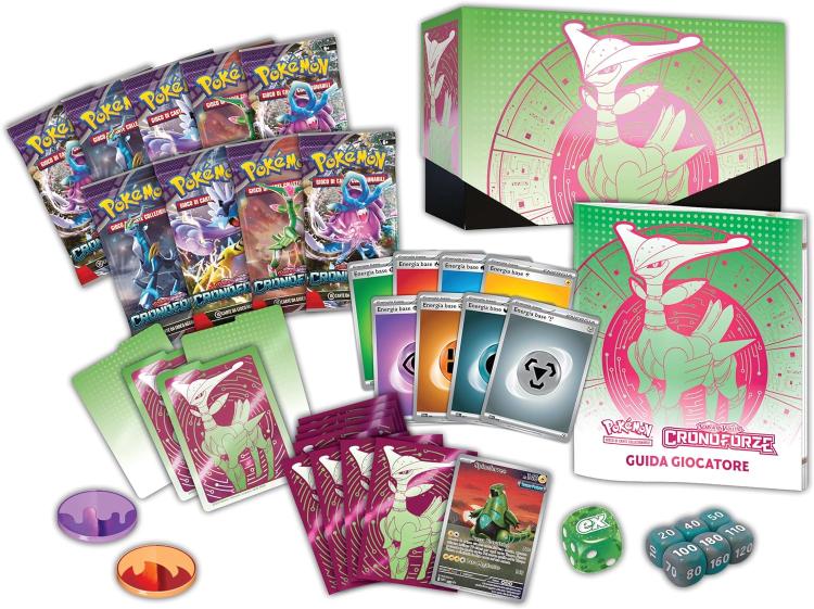 Pokemon Set Allenatore Fuoriclasse Scarlatto & Violetto Cronoforze Carte Gioco