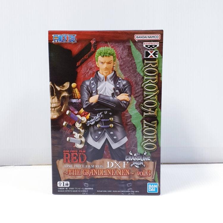 BANPRESTO BANDAI: ONE PIECE FILM RED DXF THE GRANDLINE MEN VOL.3 - RORONOA ZORO