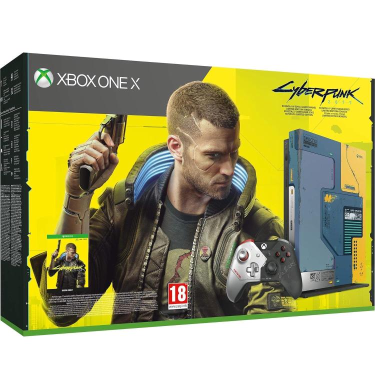 Microsoft Xbox One X Limited Edition Cyberpunk 2077 1Tb Controller Wireless